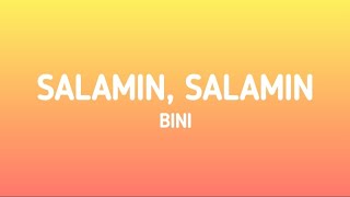 BINI - Salamin, Salamin (lyrics video)