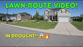 4/20 Lawn Route VLog During Southeast Ga Drought