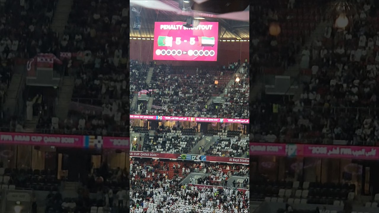 UAE VS ALGERIA penalties 1st round fifa Arab Cup qatar 