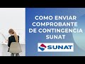 COMO SUBIR COMPROBANTES DE CONTINGENCIAS SUNAT