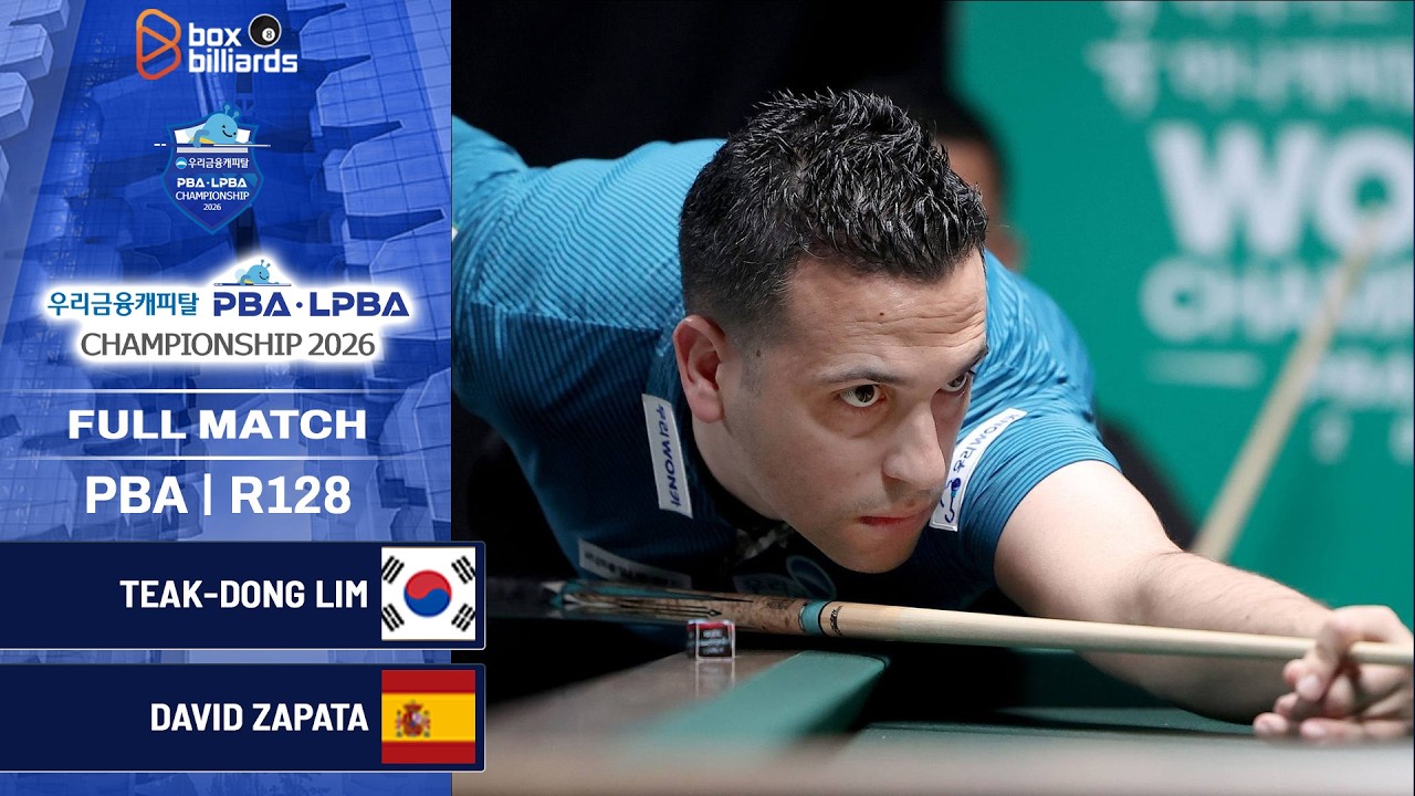 Image of video the FULL MATCH: Taek-dong Lim vs David Zapata | PBA R128 Woori Finance Capital Championship 2026 5