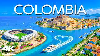 Colombia 🇨🇴 4K | Iconic Cartagena, Colorful Colonial Streets & Timeless Caribbean Charm