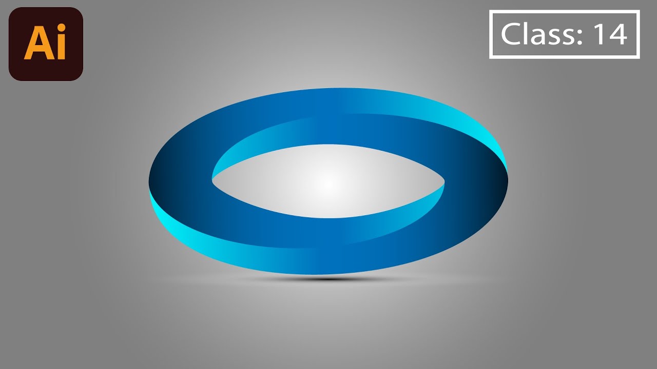 Adobe Illustrator 2022 | 3D Logo Design Tutorial (Ovate) | Jammu Graphics