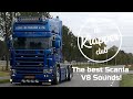 The Best Scania V8 Open Pipe Sounds! | Klapper Compilatie #14