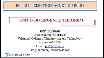 EC8451- Divergence Theorem