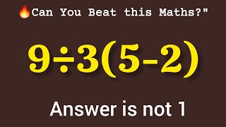99% People Get This Wrong — Are You the 1%?#maths 