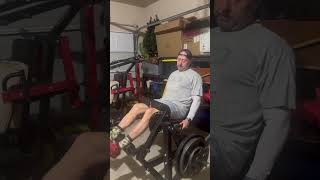 Happy #legday recap. Mr. press is back! Felt amazing! Cheers .17 total sets