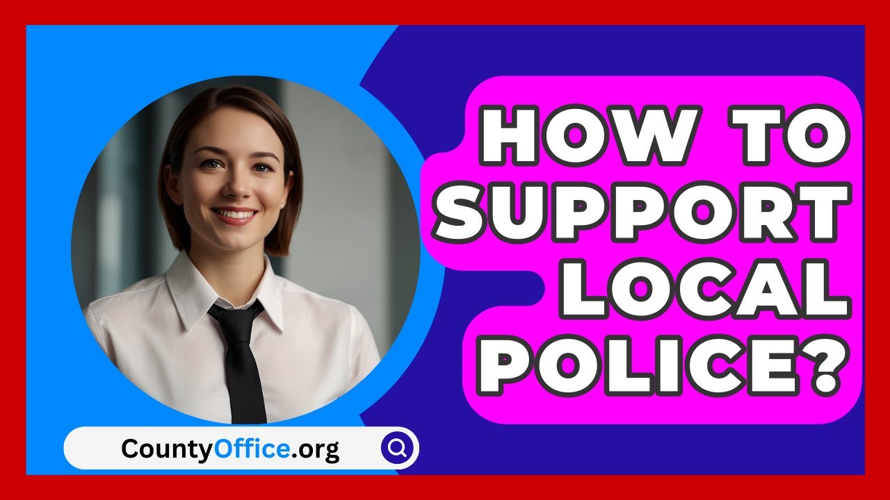 How To Support Local Police? - CountyOffice.org
