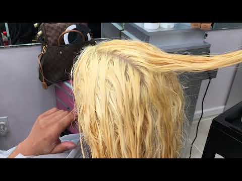 How To Bleach Dark Hair Blonde...in 1 Sitting!