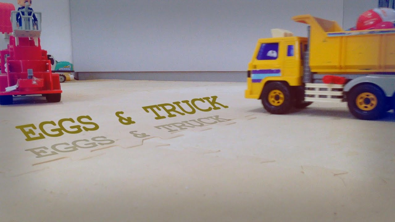 Surprise Eggs Truck & Excavator Play YouTube