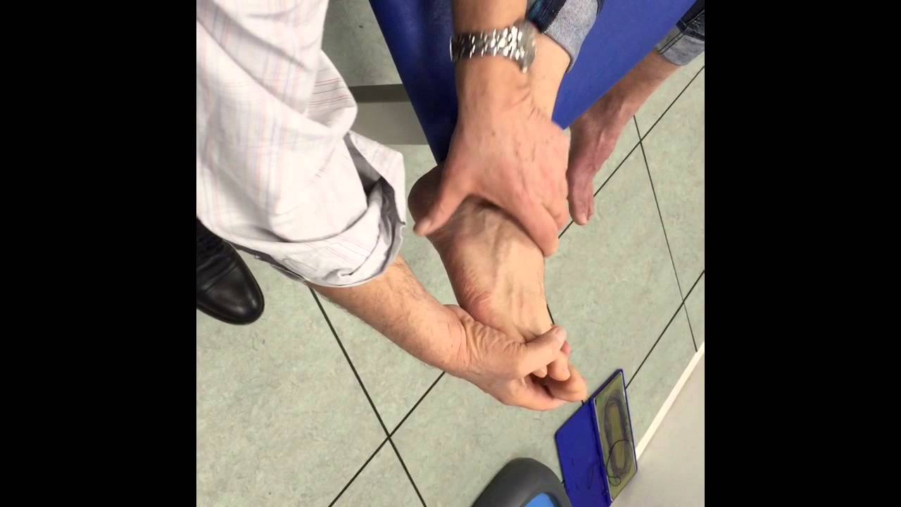 palpation tendons et ligaments du pied  par Alain Lavigne