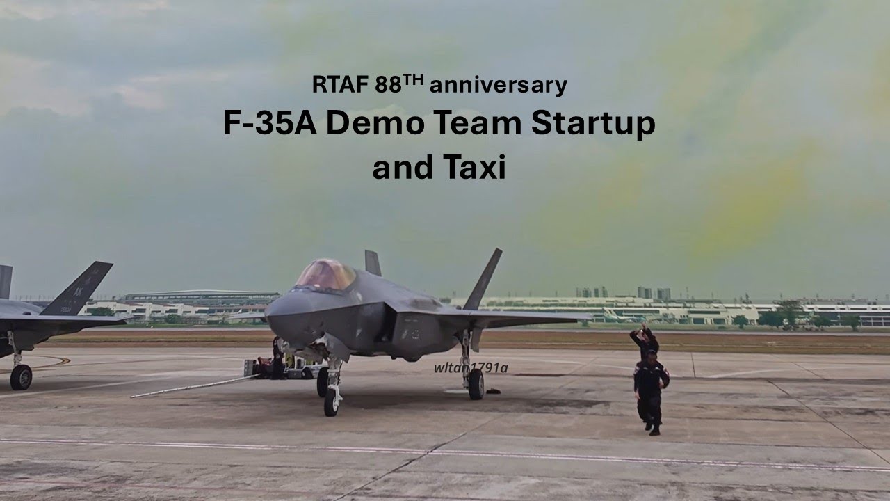 F-35A Demo Team Full Startup Sequence - YouTube