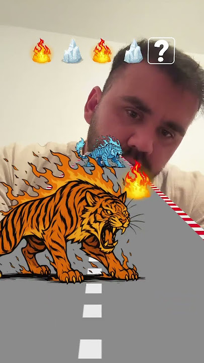“This Viral TikTok Lion Filter Made Me Fight a Beast…” 🦁🔥❄️ #viral #tiktok #trending #shorts #fyp
