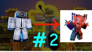 basic to hyper #2 toilet tower defense -roblox