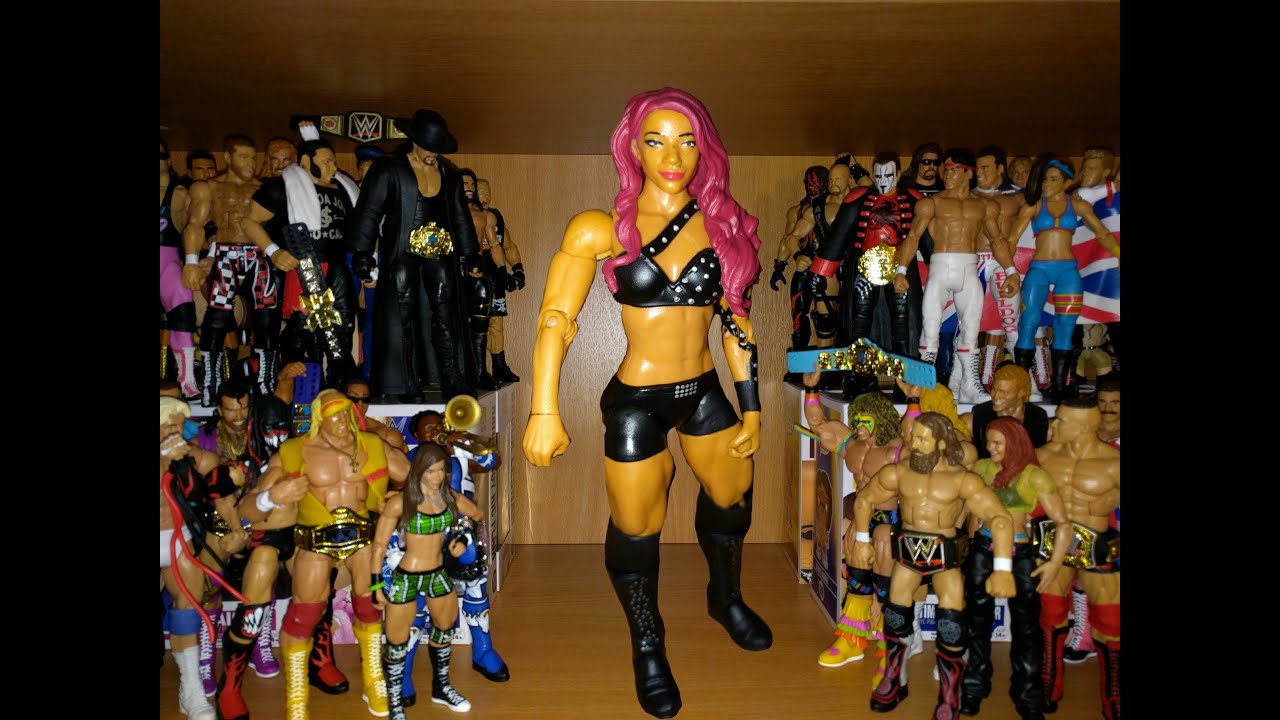 4. WWE Basic Series Sasha Banks Action Figure with Blue Hair - wide 4