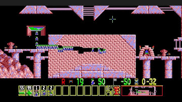 Lemmings Redux (Neolemmix) Manic 17 Just a minute. . .