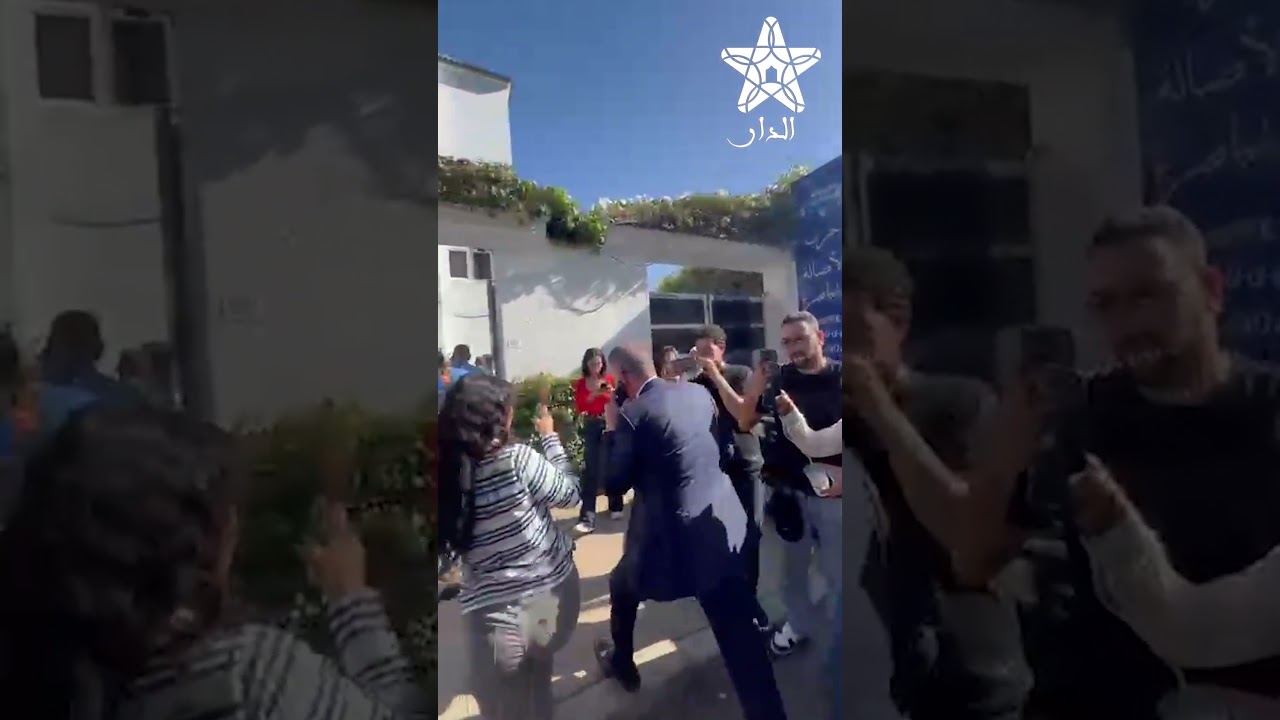 فوزي لقجع مرفوق بوهبي يصلون مقر البام للمشاركة فى مشاورات تشكيل الحكومة