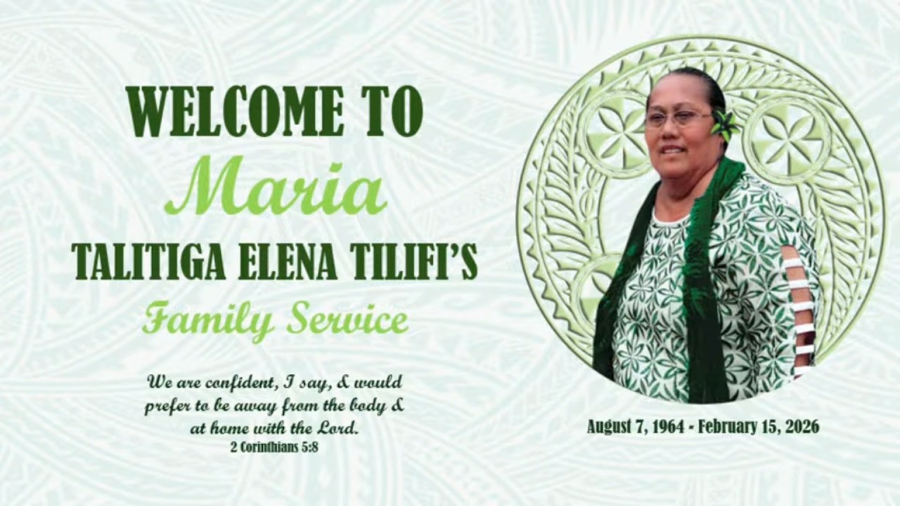 Manuia lau malaga Maria Talitiga Tilifi.