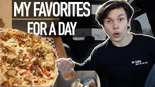 A CHEAT DAY With ALL Of My FAVORITE THINGS | Donuts, Pizza, Airsoft