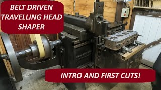 Running a 120+ year old Travelling Head Shaper for the First Time  Belt Driven Machine Shop