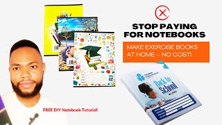 I'll Show You How to Make Custom Notebooks at Home in JUST 8 MINUTES! 💥 (DIY Notebook)