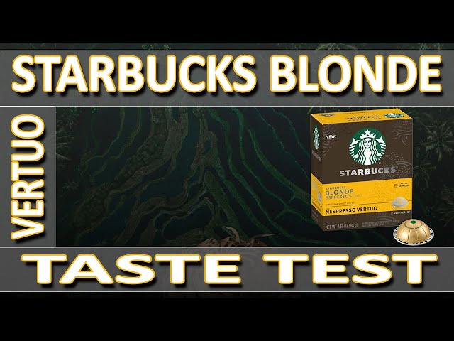 Blonde Espresso Roast Coffee  Starbucks® by Nespresso® for Vertuo