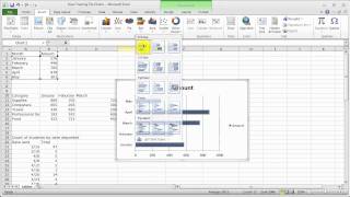 Excel 2010 for PC  Charts Step 1