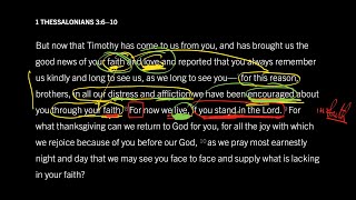 We Live If You Stand in Faith: 1 Thessalonians 3:6–10, Part 1