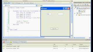 Visual Basic visual studio 2008 Variables