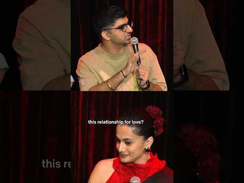Risk taking with Taapsee Pannu  😄