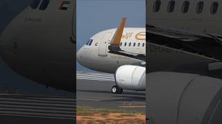 Etihad Airways A6-EIW - Airbus A320-232 Taxing at Kozhikode