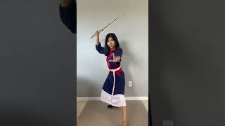 Do you like my flute sword? 🙂#mulan #halloween #costume #disney #mulancosplay #diy #diycostume