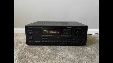 How to Factory Reset Onkyo TX-SV535 5.1 Home Theater Surround Receiver