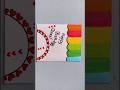 birthday card making idea #art #drawing #birthdaycard #youtubeshorts #reels