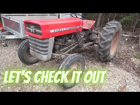 Let's take a look at the Massey Ferguson 135 tractor...Test ride time!