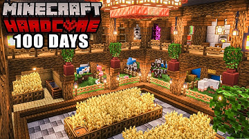 I Survived 100 Days Building an UNDERGROUND BASE in Hardcore Minecraft
