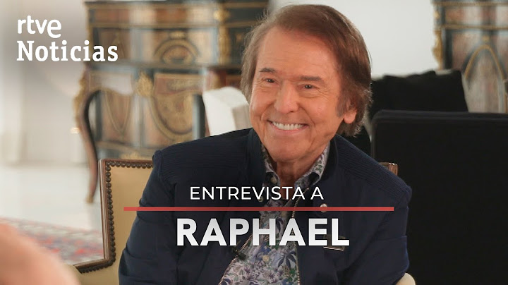 RAPHAEL: El CANTANTE concede a RTVE su PRIMERA ENTREVISTA tras su PROBLEMA de SALUD | RTVE Noticias