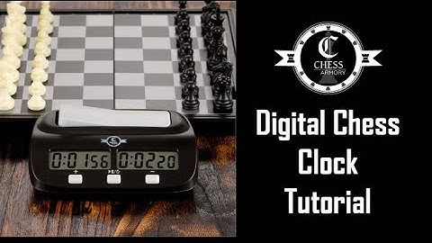 Chess Armory Digital Chess Clock Instruction Video