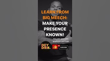 Learn From Big Meech: Make Your Presence Known! #shorts #bigmeech #respect #motivational #jayz #hov