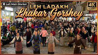 Unstoppable Spirit! Lhakar Gorshey Takes Over Leh Main Market, Ladakh💃🔥