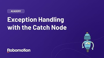 Exception Handling with the Catch Node