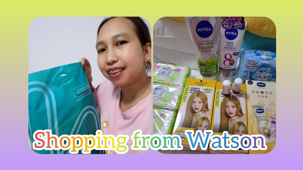 SHOPPING FROM @WatsonsTaiwan @VF-MIX-TV10