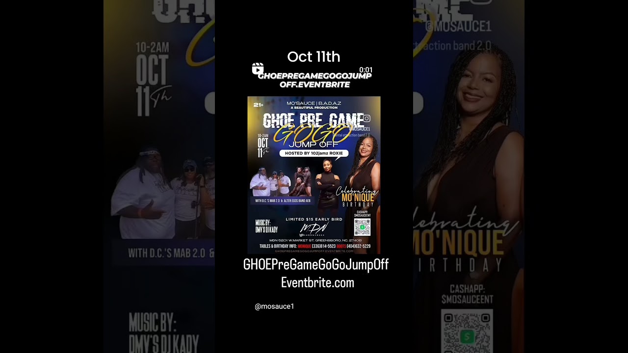 $15 Advance Tickets @ $MoSauceEnt