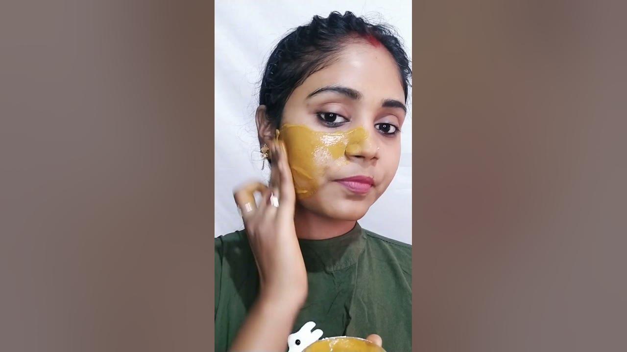 besan-haldi-face-pack-for-crystal-clear-skin-shorts-viralshort