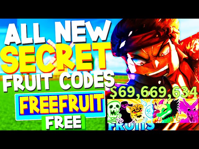 ALL NEW *SECRET FREE FRUIT MONEY* UPDATE CODES in BLOX FRUITS CODES (Roblox  Blox Fruits Codes) 