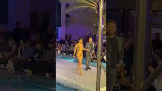 Mermaids walking over water 🧜🏽‍♀️ #miamifashionshow #artbaselmiami #dmformiami