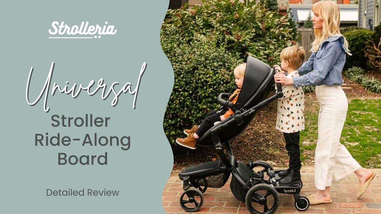 Lascal Buggy Board Review and Demo - Universal Stroller Board 