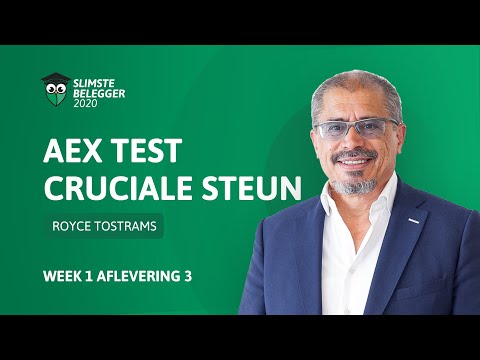 AEX test cruciale steun - Royce Tostrams