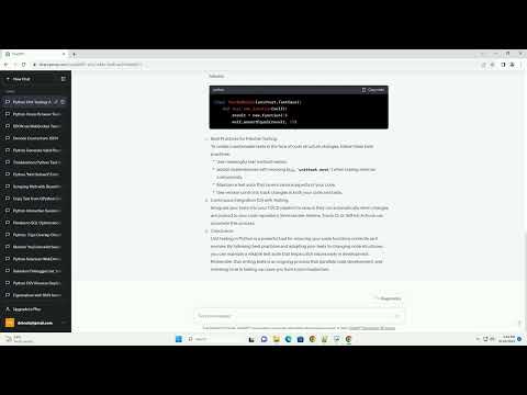 Python unit test