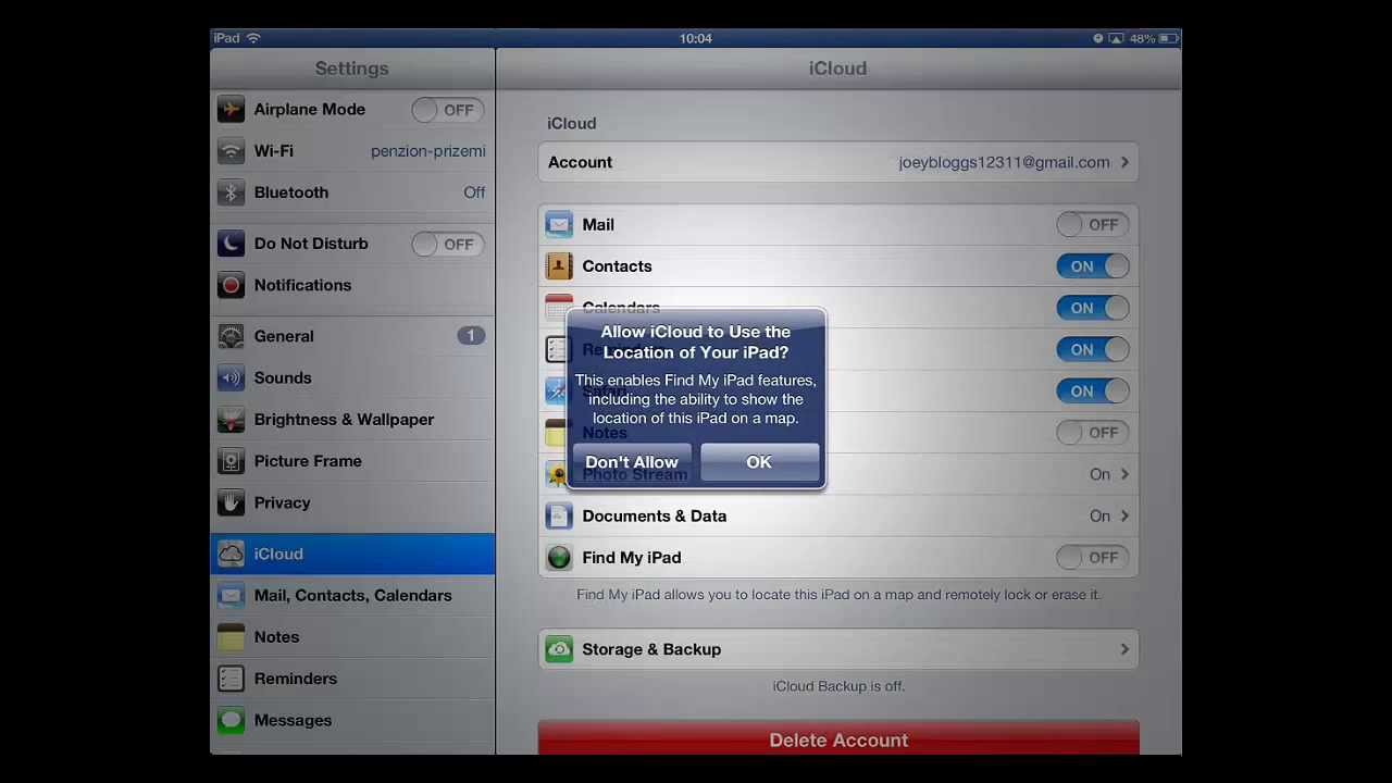 How to Use iCloud on iPad YouTube